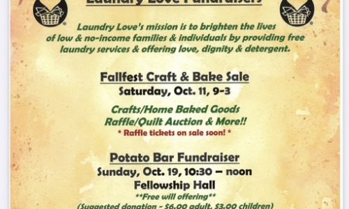 Laundry Love flyer