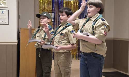 Scouts crossing over